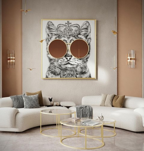 Obraz KING CAT 118x130 cm