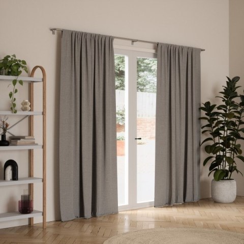 UMBRA karnisz TWILIGHT 168 - 365 cm srebrny