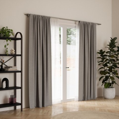 UMBRA karnisz TWILIGHT DOUBLE 168 - 365 cm srebrny