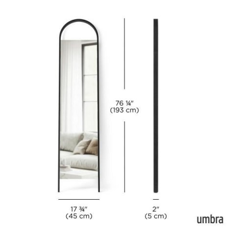 UMBRA lustro stojące BELLWOOD czarne