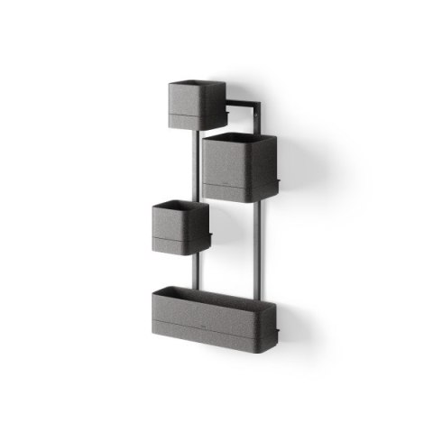 UMBRA zestaw doniczek CUBIKO czarny