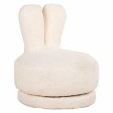 RICHMOND fotel dziecięcy BUNNY biały - funkcja obrotowa