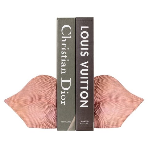 RICHMOND podpórka do książek KISS jasnoróżowa