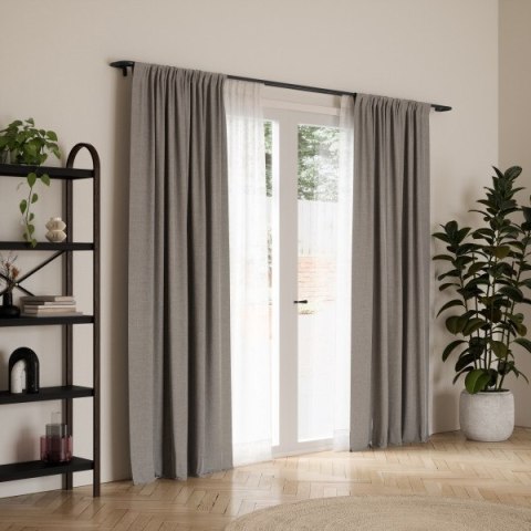 UMBRA karnisz TWILIGHT DOUBLE 76 - 213 cm czarny mat