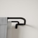 UMBRA karnisz TWILIGHT DOUBLE 76 - 213 cm czarny mat
