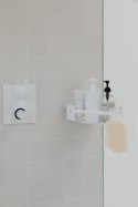 UMBRA półka narożna FLEX ADHESIVE biała