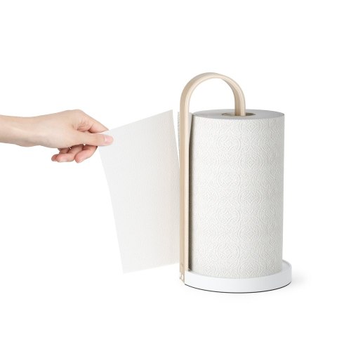 UMBRA stojak na ręcznik papierowy BELLWOOD biały/naturalny