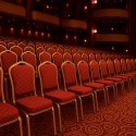 Krzesło bankietowe / konferencyjne HEROS czerwone / złote