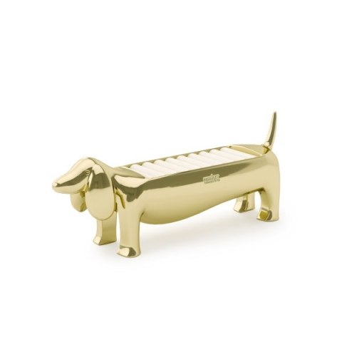 UMBRA stojak na pierścionki DACHSIE złoty