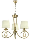 ARNIKA LAMPA WISZĄCA 3X40W E14 PATYNA / KREM