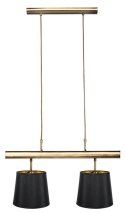 MILONGA LAMPA WISZĄCA 2X60W E27 PATYNA