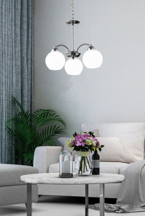 TOBAGO LAMPA WISZĄCA 3X60W E27 SATYNA