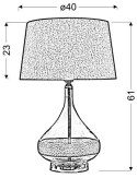 ECO 2 STOŻEK LAMPA GABINETOWA 40X62 1X60W E27