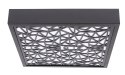 LASER 2 LAMPA SUFITOWA PLAFON CZARNY 1X18W LED 4000K KLOSZ CZARNY+BIAŁY
