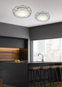 SVEN LAMPA SUFITOWA PLAFON 43 16W LED 3000K SZARY