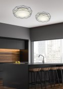 SVEN LAMPA SUFITOWA PLAFON 43 16W LED 3000K SZARY