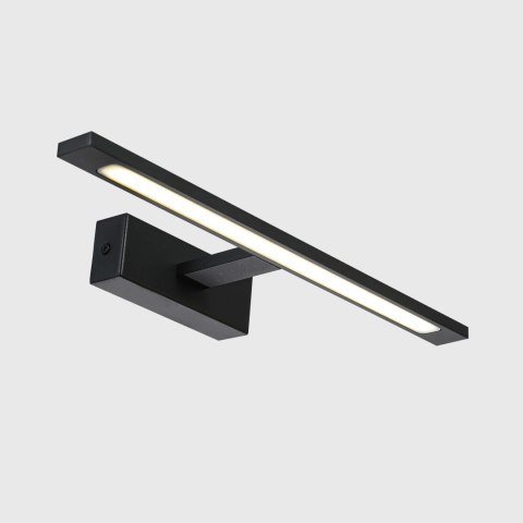 Light Prestige Isla kinkiet czarny średni z IP44 3000K
