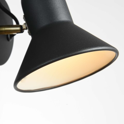 Light Prestige Kinkiet Astama czarny 1xE27