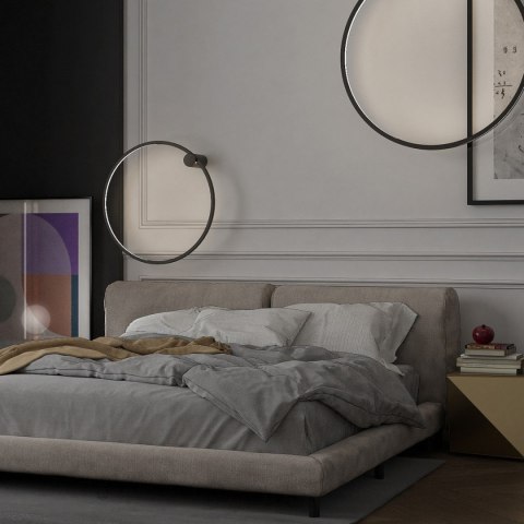 Light Prestige Kinkiet Mirror S czarny LED 3000K