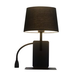 Light Prestige Kinkiet z półką Dakota lewy czarny 1xE27