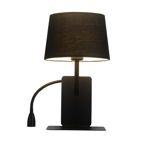 Light Prestige Kinkiet z półką Dakota lewy czarny 1xE27