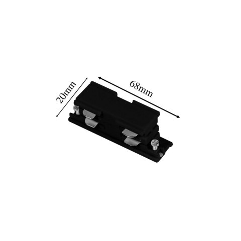 Light Prestige Łącznik wewnętrzny 3F czarny