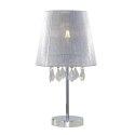 Light Prestige Lampa stołowa Mona srebrna 1xE14