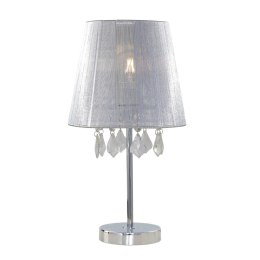 Light Prestige Lampa stołowa Mona srebrna 1xE14