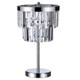 Light Prestige Lampa stołowa Vetro srebrna 1xE14