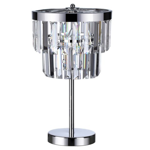 Light Prestige Lampa stołowa Vetro srebrna 1xE14