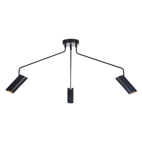 Light Prestige Lampa wisząca Futuro czarna 3xGU10