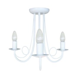 Light Prestige Lampa wisząca Perła biała 5xE14