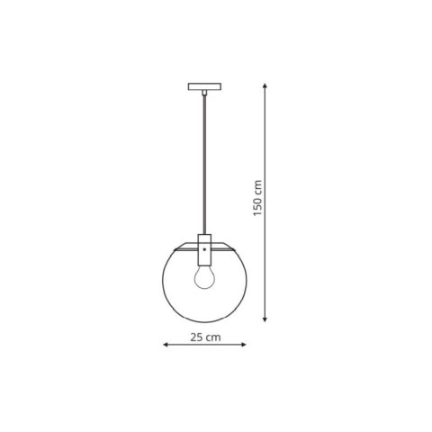 Light Prestige Lampa wisząca Puerto czarna 1xE27