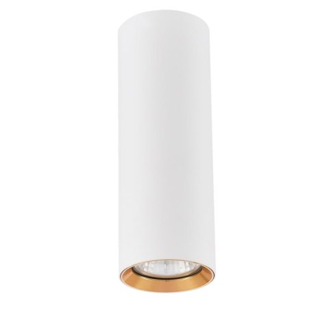 Light Prestige Tuba natynkowa Manacor 17 cm oczko biało - złote 1xGU10