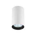 Light Prestige Tuba natynkowa Manacor 9 cm biało - czarna 1xGU10