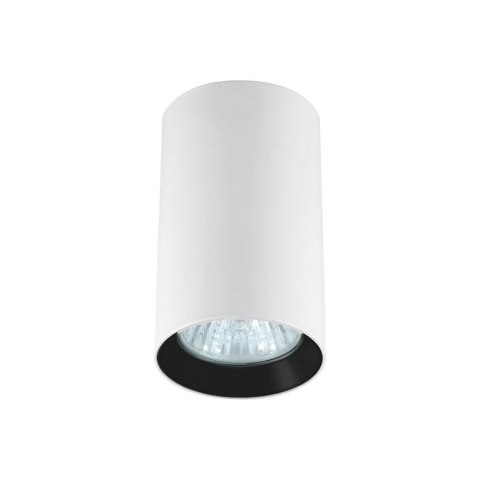 Light Prestige Tuba natynkowa Manacor 9 cm biało - czarna 1xGU10