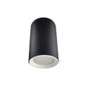 Light Prestige Tuba natynkowa Manacor 9 cm czarno - białe 1xGU10