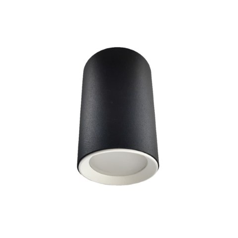 Light Prestige Tuba natynkowa Manacor 9 cm czarno - białe 1xGU10