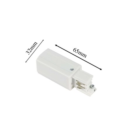 Light Prestige Zasilanie końcowe 3F białe