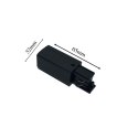 Light Prestige Zasilanie końcowe 3F czarne