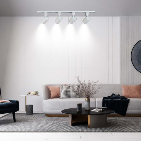 Light Prestige Zestaw oświetlenia szynowego Snow SET 1F biały 4xGU10