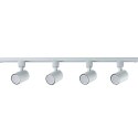 Light Prestige Zestaw oświetlenia szynowego Snow SET 1F biały 4xGU10