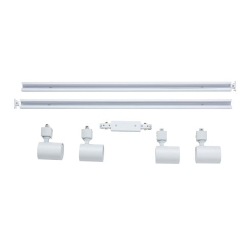 Light Prestige Zestaw oświetlenia szynowego Snow SET 1F biały 4xGU10