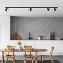 Light Prestige Zestaw oświetlenia szynowego Snow SET 3F czarny 4xGU10