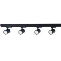 Light Prestige Zestaw oświetlenia szynowego Snow SET 3F czarny 4xGU10