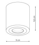 Light Prestige Faro XL oprawa natynkowa biała