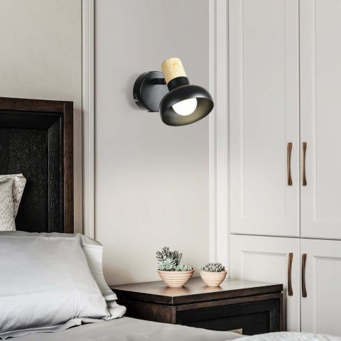 Light Prestige Kinkiet Arezzo czarny 1xE14