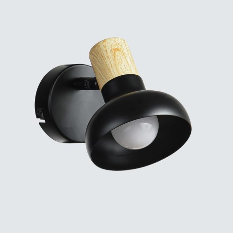 Light Prestige Kinkiet Arezzo czarny 1xE14