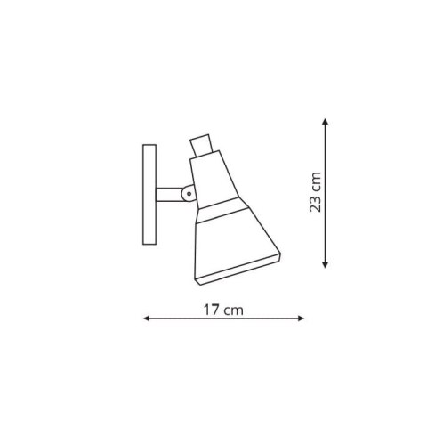 Light Prestige Kinkiet Auletta miedziany 1xE14