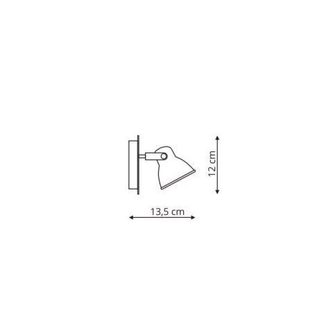 Light Prestige Kinkiet Bolzano nikiel 1xGU10